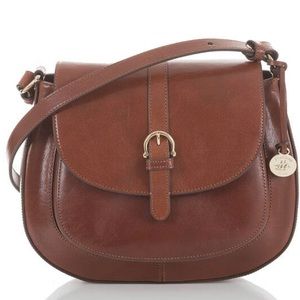 Brahmin Addilyn Topsail Shoulder it Crossbody Saddle Bag. Like New
